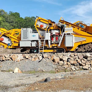 โรงงานบดหินเคลื่อนที่แบบรางเลื่อน 150 ตันต่อชั่วโมง สำหรับบดหินกรวดในมาเลเซีย - Product Image 3