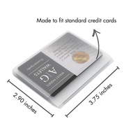 Porte-cartes et porte-photos en vinyle durable HaoRan, 2 inserts de portefeuille transparents de qualité supérieure, vente en gros de porte-cartes personnalisés