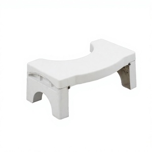 Tabouret de toilette ergonomique pliable en plastique moderne, antidérapant, pour hôtel et hôpital, correction de posture - Product Image 2