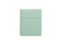 Housse pour tablette et ordinateur portable en cuir PU de couleur unie, imperméable, 11/12/13 pouces, fermeture éclair dorsale à courbe physiologique pour iPad/Apple