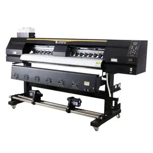 OSNUO printer skala besar printer nonair ramah lingkungan 1.6 m mesin cetak vinil i3200 printer untuk spanduk iklan