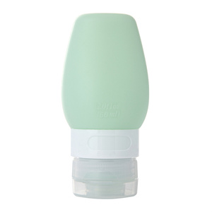 Portable Silicone Travel Bottle Set 90ml Empty Reusable Container with <b>Rubber</b> Stopper for Facial Cleanser - Product Image 5