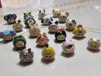 20 piezas/set MKTOYS Mini Baby Three Doll Animal Series Frozen Blind Box Figuras de Acción de Anime Lindas Escala 1/12 Coleccionables de Plástico