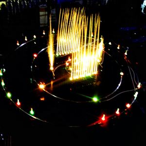 <span class=keywords><strong>Fontaine</strong></span> d'eau intérieure professionnelle avec lumières LED colorées et musique dansante - Product Image 6