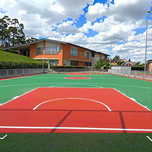 พื้นสนามซิลิโคน PU สีสันสดใส INOLP สำหรับสนามบาสเกตบอลและลู่วิ่ง ผิวทนทานต่อการสึกหรอ - Product Image 6