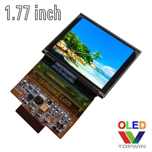 Nhỏ OLED 1.77 ''1.77inch 160x128 pixels đầy đủ màu sắc OLED hiển thị bảng điều chỉnh UG-6028ADEAF03-TAB, 4-Wire SPI, 6-bit RGB bl160128a - Product Image 2