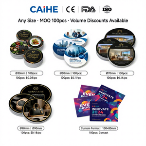 Pegatinas Adhesivas Impermeables Impresas Personalizadas y Duraderas para Regalos Corporativos con Material PP y Descuentos por Volumen - Product Image 1