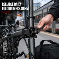 Mécanisme de verrouillage de tige de vélo électrique pliable en aluminium usiné sur mesure par CNC, fabrication OEM