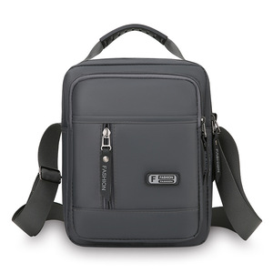 Men's Shoulder Bag Large Capacity Nylon Water Repellent Crossbody Bag Everyday Use - Product Image 5