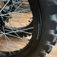 Pneu tout-terrain à crampons 19/16 pouces, compatible universellement avec Sur Ron Ultra Bee Talaria Dragon MX Dirt Bike Enduro Mud Tire, pièces de moto