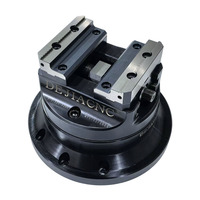 Étau d'établi manuel auto-centrant KHS-D200+Riser avec base surélevée en acier allié