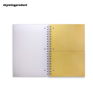 Skywing Confezione del prodotto di 3 10.5x8 Pollici Nero Rosso Bianco di Larghezza Governato 3-Soggetto 150 Foglio di Notebook <span class=keywords><strong>con</strong></span> Tasca Divisore - Product Image 6