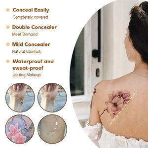 EELHOE Tattoo Concealer Scar Berthmark Vitiligo Ecchymoses Taches pigmentées Chloasma Hickey Covering Cream - Product Image 4