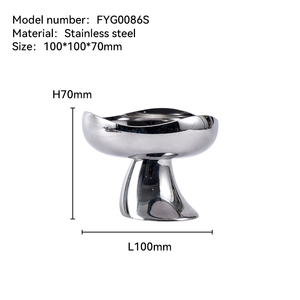 Arredamento moderno interno vassoio in metallo per la casa ornamento Desktop stoviglie di frutta secca piatto per il soggiorno - Product Image 3