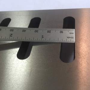 ASSORTS Plaque frontale en fonte à rainures 110 x 89 x 75 mm, déstressée, finition murale - Product Image 6