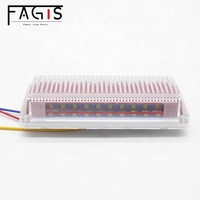 Phares latéraux pour camion, LED rouge, 12V/24V, lampe clignotante automatique, usine
