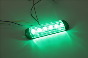 Las luces estroboscópicas Led de doble Color de alta potencia de 120mm pueden cambiar los colores de la ventana Interior del visera luz de advertencia para coches utilitarios - Product Image 2