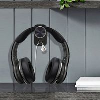 Support pour casque OEM, support adhésif pour casque d'écoute-Support adhésif pour casque d'écoute, clip de support pour casque d'écoute sous le bureau