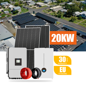 ชุดแผงโซลาร์เซลล์ Deye ครบชุด 5kw 10kw 20kw ระบบพลังงานแสงอาทิตย์แบบไฮบริดพร้อมแบตเตอรี่ลิเธียม 10kwh 20kwh 30kwh สำหรับบ้าน - Product Image 1