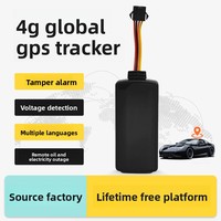 Traceur GPS 4G Beidou pour voiture avec batterie au lithium, alarme anti-déranglement, dispositif anti-perte, positionnement en temps réel du véhicule, électronique