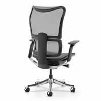 Chaise de bureau ergonomique de luxe à dossier haut, soutien lombaire réglable, appui-tête, accoudoirs, verrouillage d'inclinaison pivotant, plusieurs couleurs, coussin doux