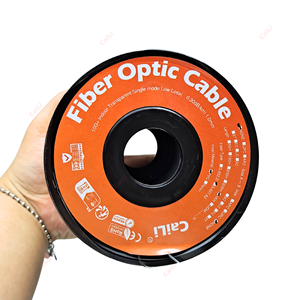 500 metros/lote Nuevo cable de fibra óptica FTTH para interiores G657A2 de 1 núcleo SM Simplex, cable de conexión transparente invisible - Product Image 5