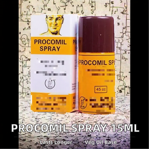Sofort Lieferbar Procomil Spray 15ml/45ml Männer-Verzögerungsspray für Verlängerte Lust Gleitmittel für Verzögerte Ejakulation auf Pflanzenöl-Basis Ohne Zusatzstoffe - Product Image 2