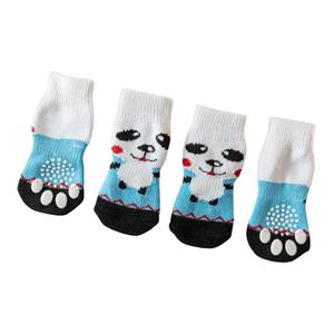 Calcetines Antideslizantes y Ecológicos con Estampado de Dibujos Animados para Perros Pequeños, Protectores de Patas Antisuciedad y Antiarañazos para Todas las Estaciones, de Poliéster y Elastano - Product Image 2