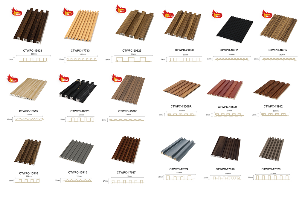 Différents modèles et couleurs parmi lesquels choisir