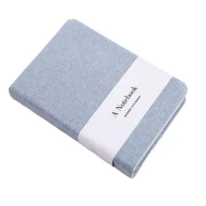 2024 Good Quality Linen cloth Journal Custom Thickened Notebooks Hardcover A5 /A6 School Supplies Notebooks For Sale