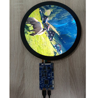 8 Zoll 1080x1080 Rundes TFT IPS LCD-Display mit MIPI zu HD-MI Anschlussplatine und Touchscreen-Funktion