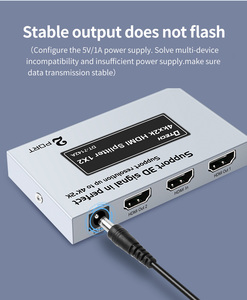 DTECH haute définition 4K HDMI splitter 1x2 1080P @ 60Hz 4K x 2K @ 30Hz <span class=keywords><strong>DTS</strong></span>/DOLBY-<span class=keywords><strong>AC3</strong></span>/DSD/<span class=keywords><strong>HD</strong></span>(HBR) vidéo audio splitter - Product Image 3