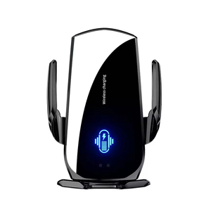 Support de téléphone universel pour voiture <span class=keywords><strong>à</strong></span> pince infrarouge N1, <span class=keywords><strong>chargeur</strong></span> sans fil <span class=keywords><strong>à</strong></span> <span class=keywords><strong>induction</strong></span> automatique rapide pour iPhone - Product Image 1