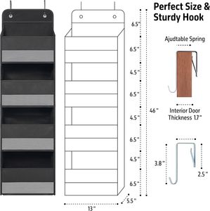 Organisateur de placard suspendu facile à monter et étagères de <span class=keywords><strong>rangement</strong></span> pour pull sac à main sous-vêtements stockage de jouets - Product Image 4