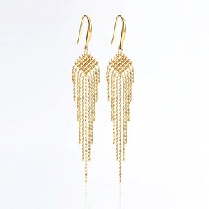 Pendientes de Oro de 18K de Lujo Xinfly, Joyería Fina de Aro para Mujer, Novia, Compromiso, Boda, Estilo Clásico, Regalo para Fiesta - Product Image 2