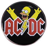 Broche en alliage électroplaqué, thème groupe de rock et musique heavy metal, accessoire souvenir, pour mariage et voyage, marque YY, objet de collection artistique