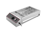 2500W antiadhésif sans fumée gril électrique en acier inoxydable barbecue poêle en aluminium usage commercial domestique restaurants américains hôtels