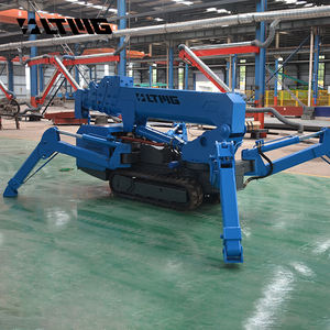 एलटीएमजी फैक्टरी बिक्री सीधे डीजल इंजन क्रॉलर स्पाइडर क्रेन लॉन्ग आर्म फ्लाई जिब के साथ - Product Image 2