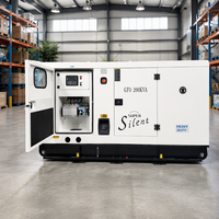 Groupe électrogène diesel super silencieux ISO approuvé 150 kVA 180 kVA 220 kVA avec économie d'énergie à ralenti automatique