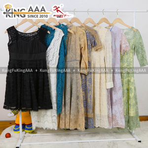 KingAAA Vente en gros Robes longues d'occasion pour femme, design ajouré, taille haute, couleurs <span class=keywords><strong>pastel</strong></span> douces, pour le quotidien et les trajets, Balles de vêtements usagés - Product Image 4