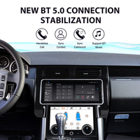 ZWNAV 12.3"+10.1" para Land Rover Range Rover Sports 2005-2009, Pantalla de Control Central LCD y Pantalla de Aire Acondicionado Modificada