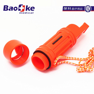 Silbato Multifuncional 5 en 1 Bao+ke, Color Naranja, con Brújula, Encendedor, Almacenamiento, Equipo de Supervivencia y Primeros Auxilios para Exteriores - Product Image 4