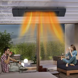 IP65 Remote Control 1800W Wall Mounting Far Infrared Heater Outdoor Ceiling Patio Heater