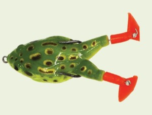 Leurre de surface rotatif pour la pêche, en acier à haute teneur en carbone, double hameçon, 9 cm, 13 g, leurre de grenouille bionique - Product Image 2