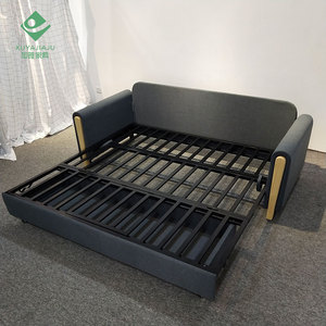 Moderna sedia pieghevole in legno dormiente divano letto a tre posti soggiorno <span class=keywords><strong>Divan</strong></span> multifunzione - Product Image 3