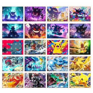 Porte-clés de dessin animé PY Pokemoned Pikachu et ses amis, cartes Pokemoned personnalisées en cristal, fournisseur de personnages, jeu de société - Product Image 3