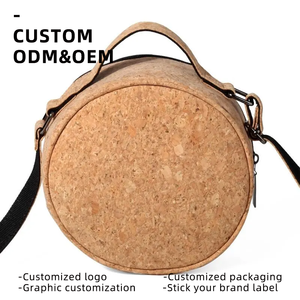 <span class=keywords><strong>Sac</strong></span> bandoulière décontracté en liège pour femme, petit format, forme irrégulière, personnalisé, avec fermeture éclair unique, facile à assortir, toutes saisons - Product Image 5