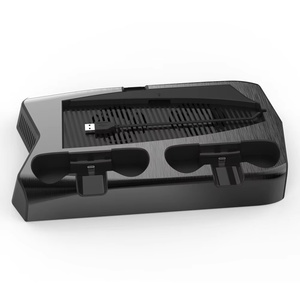 <span class=keywords><strong>Cargador</strong></span> Dual con 4 Puertos USB, Base Vertical con Ventilador de Refrigeración, Organizador de Juegos para Consola Sony PS5, Accesorios de Juego - Product Image 1