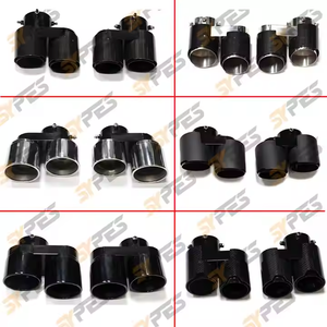 SYPES Auto Kohle faser Auspuffs pitzen <span class=keywords><strong>M</strong></span> Performance Auspuff anlage Schall dämpfer spitze Auspuffrohre für BMW X5 X6 X7 G05 G06 G07 - Product Image 4