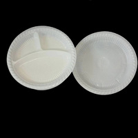 Assiettes rondes en plastique personnalisées jetables fête dîner nourriture 6 7 9 10.25 pouces pp parties plat